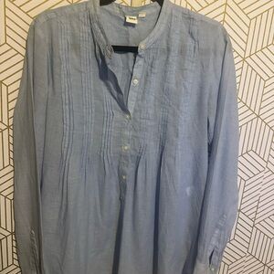 Blue Button-Up women’s Shirt